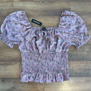 Women’s Size 2x Floral Zenobia Blouse NWT